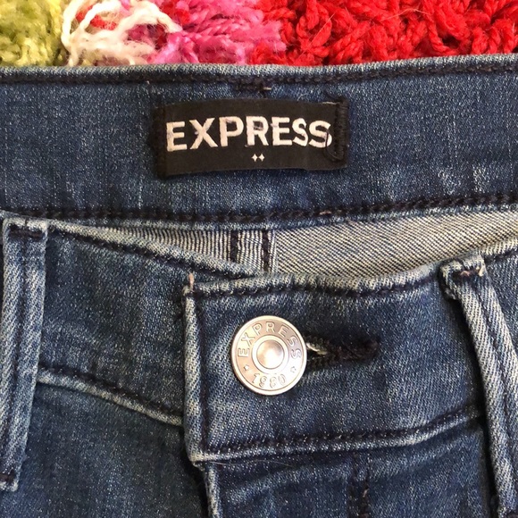 Expresss Mid-Rise Ankle Legging Jean, size 4 - Picture 3 of 12